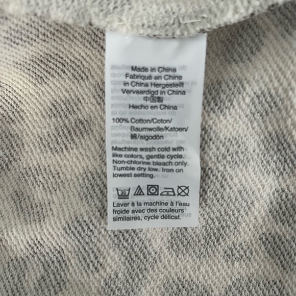 J. Crew Brown and White Animal Print Top-S-NWOT - Picture 3 of 4